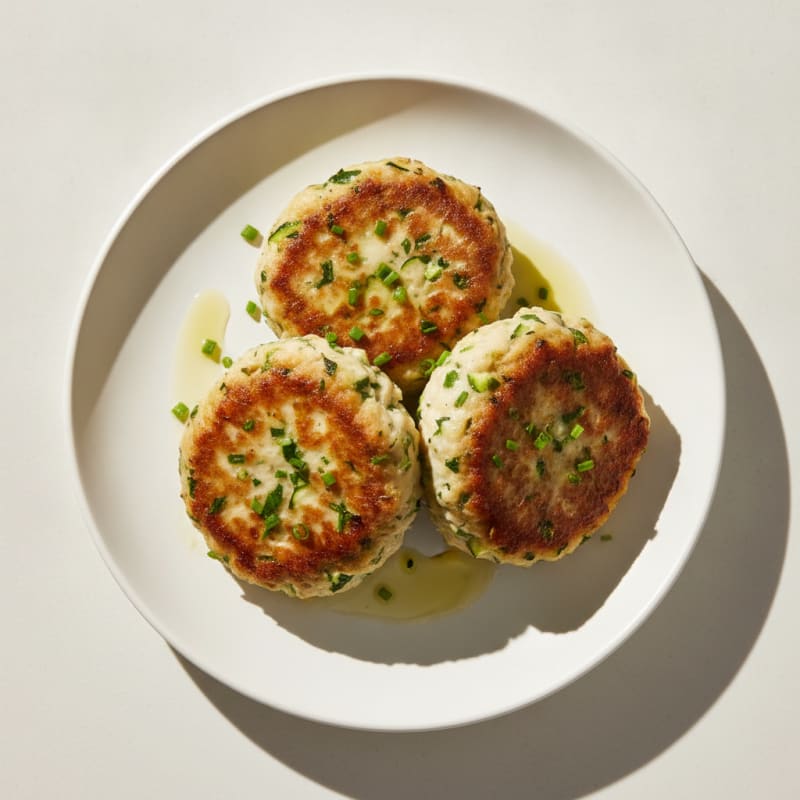 Pan-Seared Herb-Infused Chicken Patties