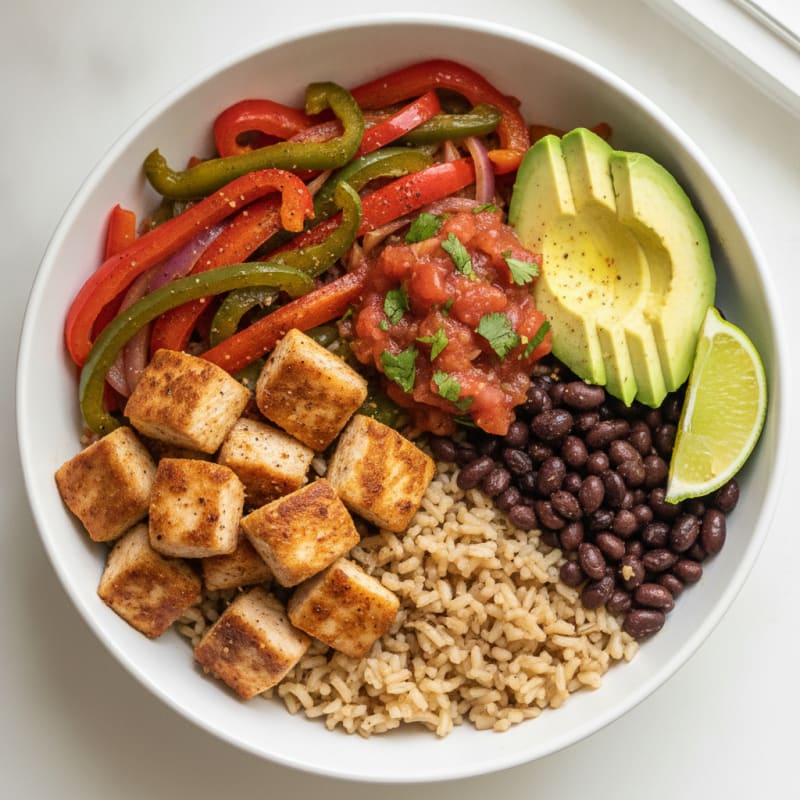 Chicken Taco Rice Bowl