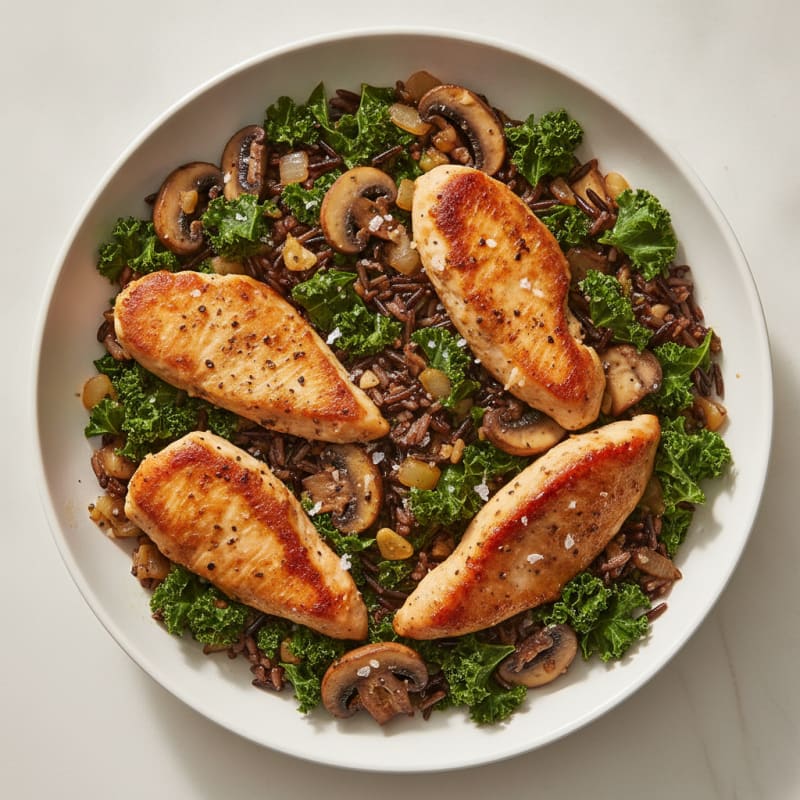 Savory Chicken and Wild Rice Bowl