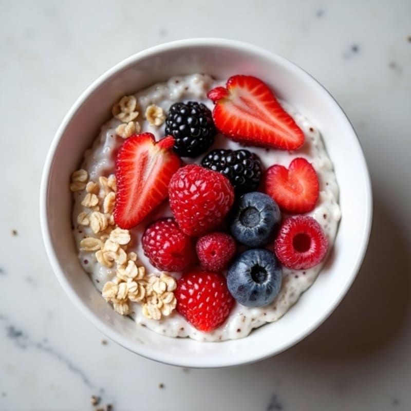 Creamy Berry Overnight Oats