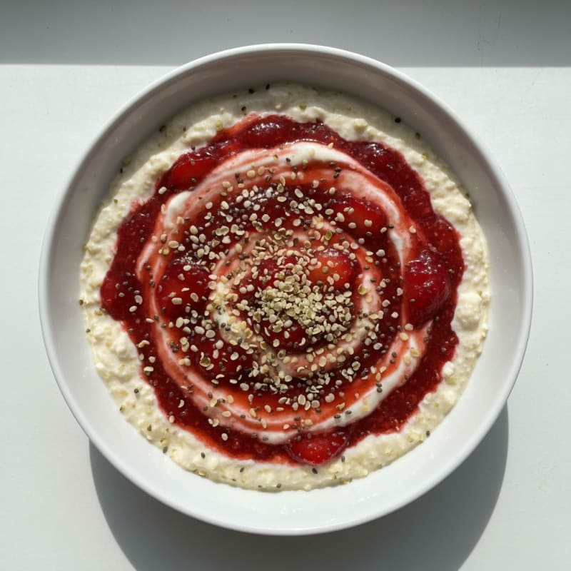 Strawberry Swirl Breakfast Bowl