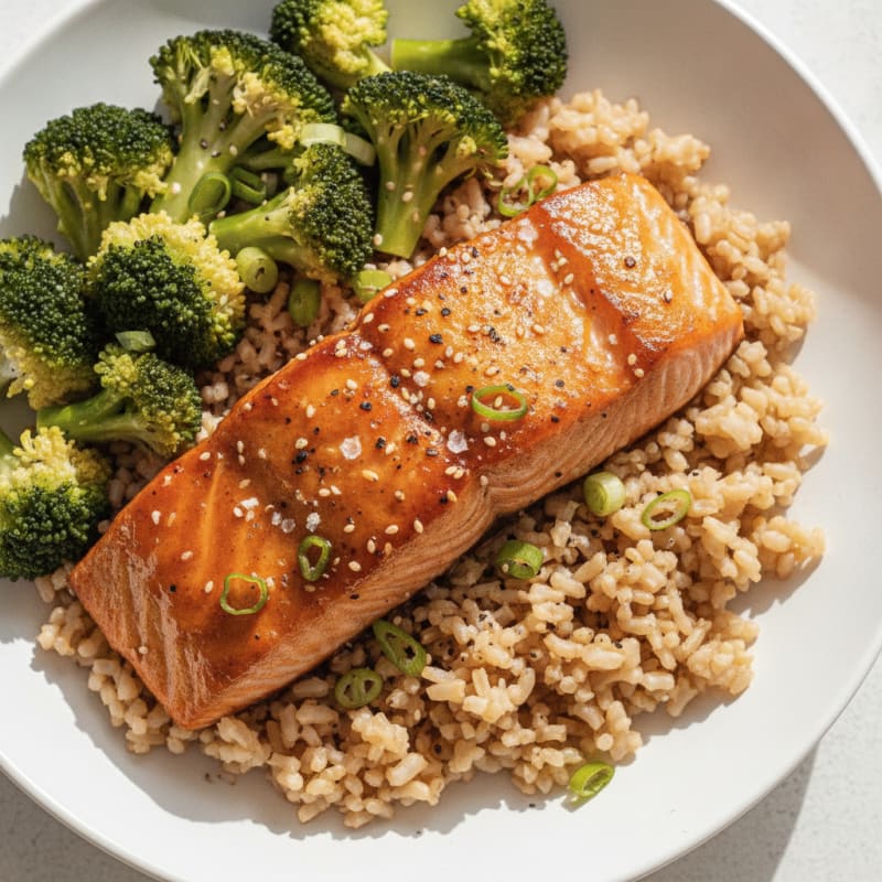 Teriyaki Glazed Salmon