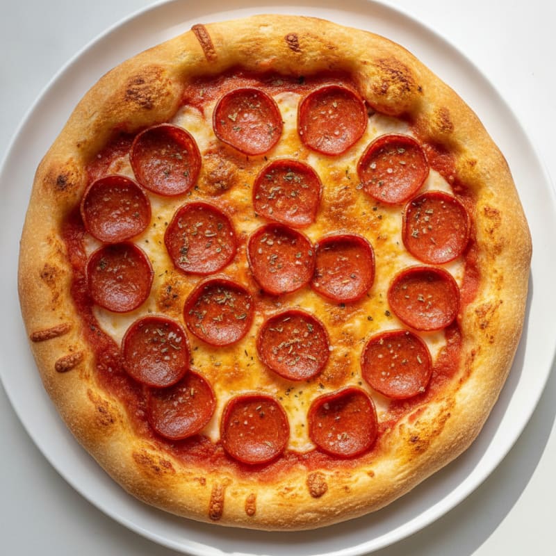 Stuffed Crust Pepperoni Pizza