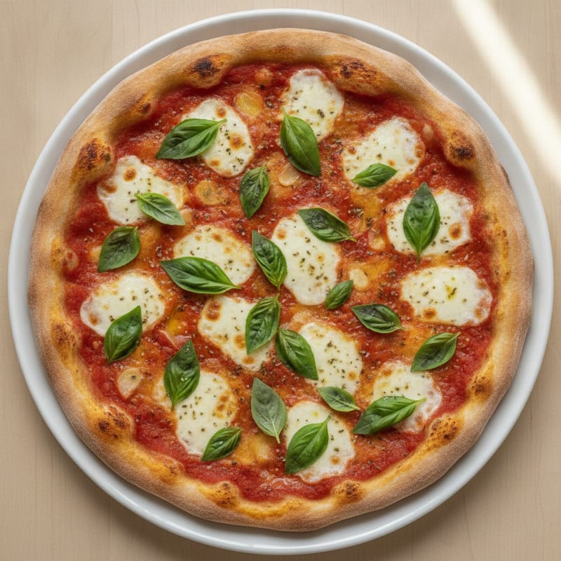Classic Margherita Pizza with Fresh Basil