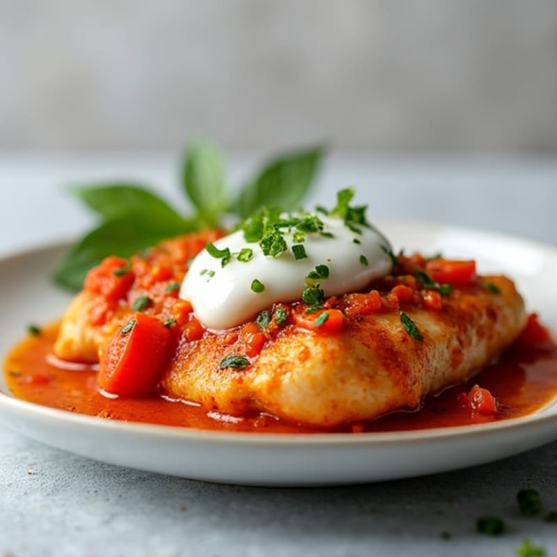 Creamy Spiced Tomato Chicken