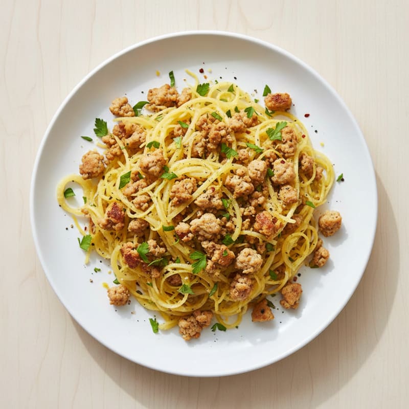 Zesty Roasted Spaghetti Squash with Herbs