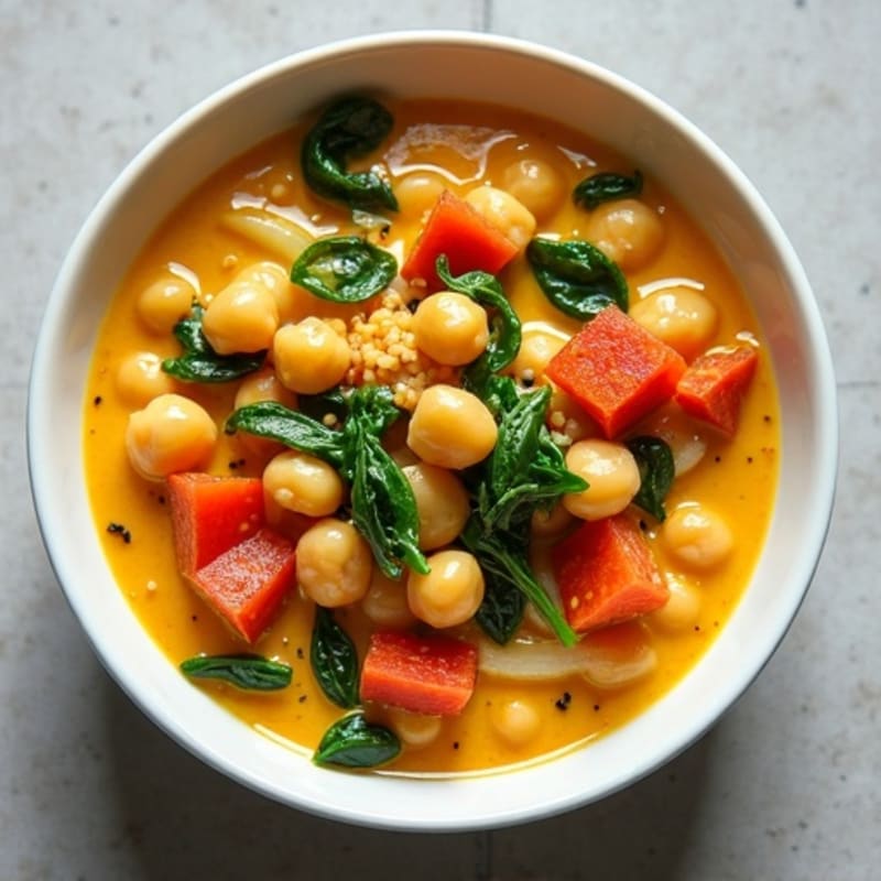 Creamy Coconut Curry Chickpea Stew