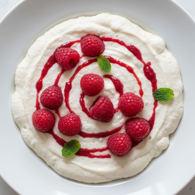 Greek Yogurt Protein Mousse with Berries