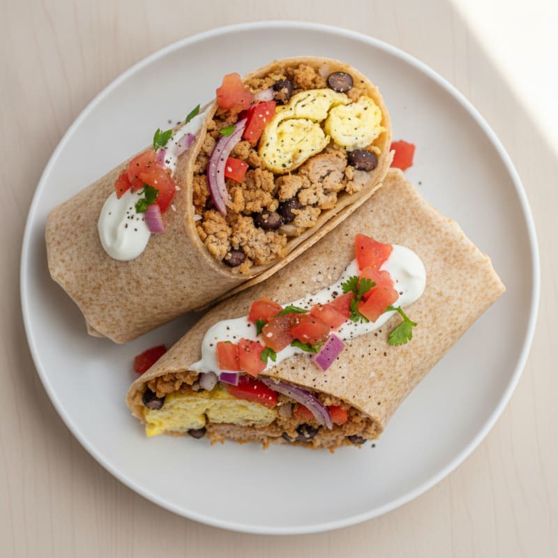 Ultimate Loaded Breakfast Burrito