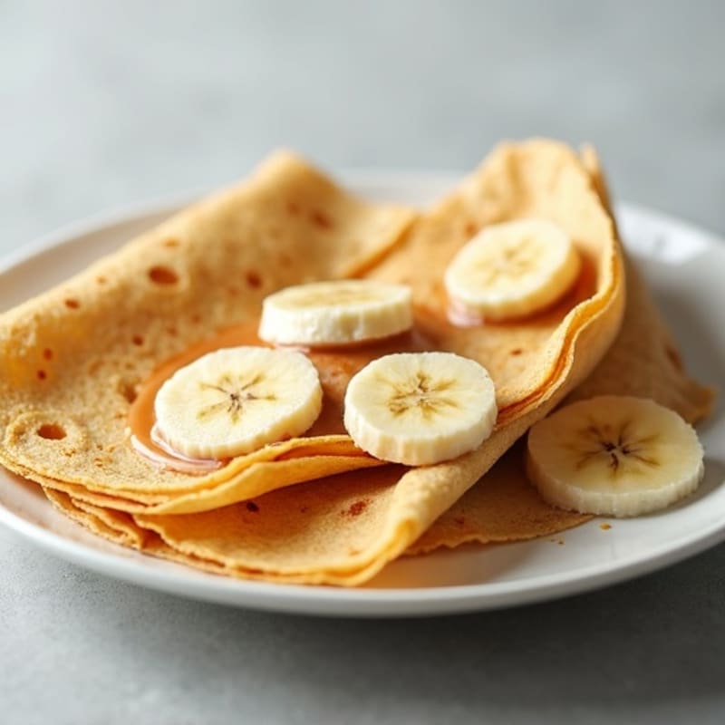 Protein-Packed Almond Butter Banana Crepes