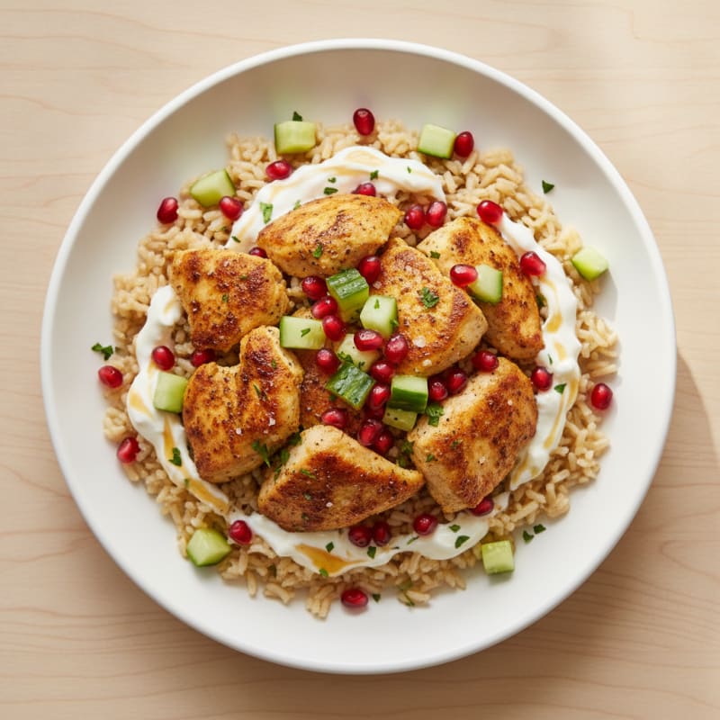 Sweet Chicken Shawarma Small Plate