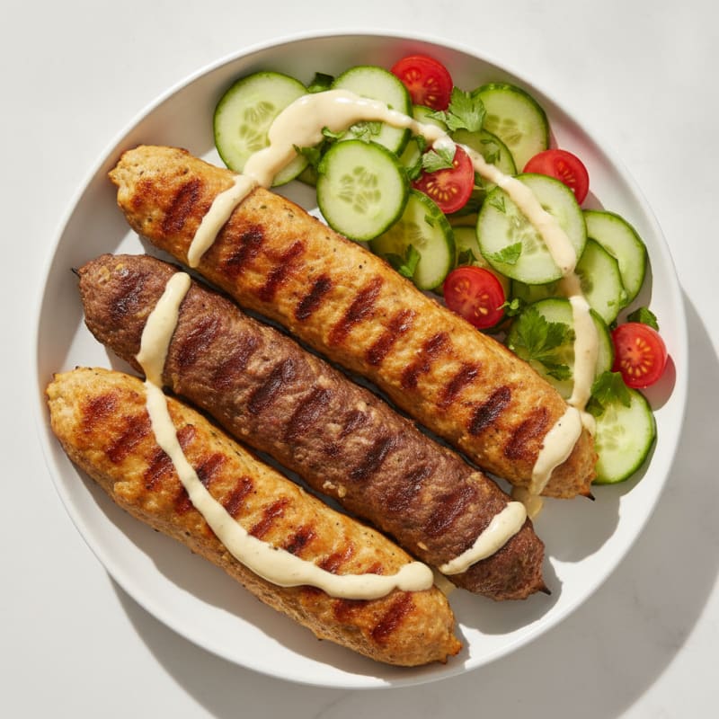 Chicken and Beef Kofta Skewers