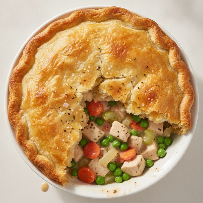 Homestyle Chicken Pot Pie with Buttery Crust