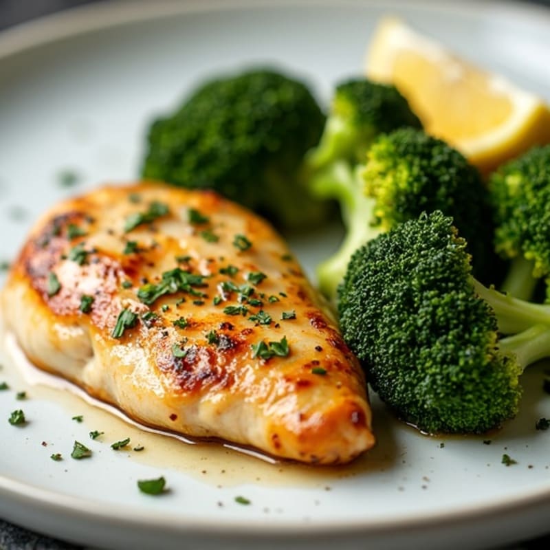 Sheet Pan Lemon Herb Chicken and Crispy Roasted Broccoli