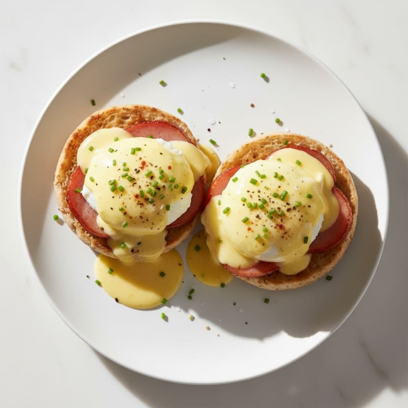 Creamy Classic Eggs Benedict with Zesty Hollandaise