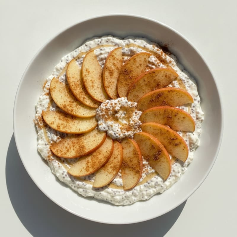 Skyr Apple Chia Pudding