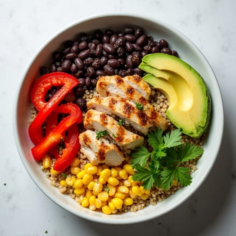 Zesty Lime Quinoa Black Bean Bowl