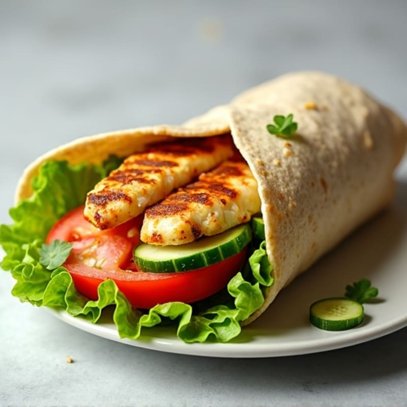 Grilled Chicken Fresh Veggie Wrap