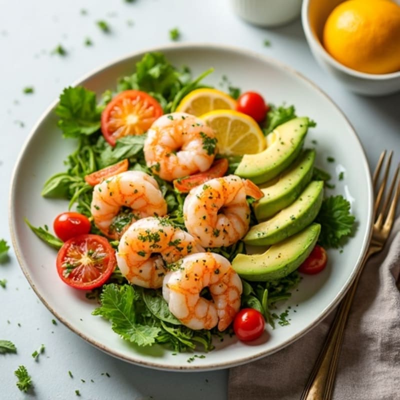 Fresh Citrus Shrimp and Creamy Avocado Salad