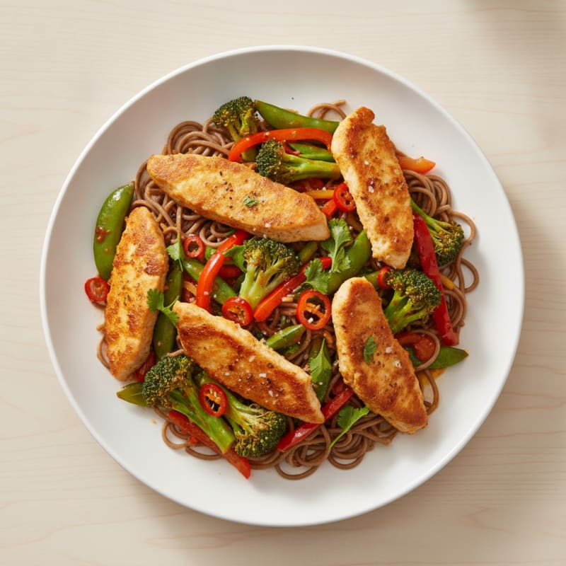 Spicy Chicken and Vegetable Stir-Fry