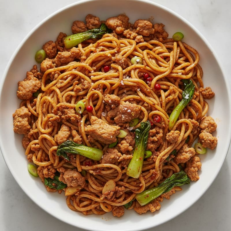 Sichuan Chili Pork Dan Dan Noodles