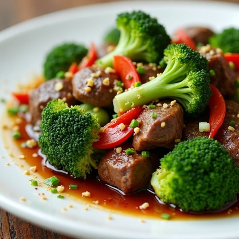 Garlic-Ginger Beef and Broccoli Stir-Fry
