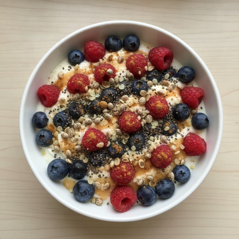 Mixed Berry Vegan Yogurt Parfait