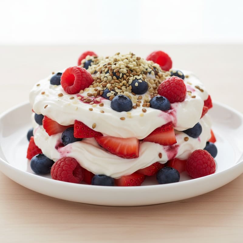 Creamy Greek Yogurt Protein Parfait with Berries