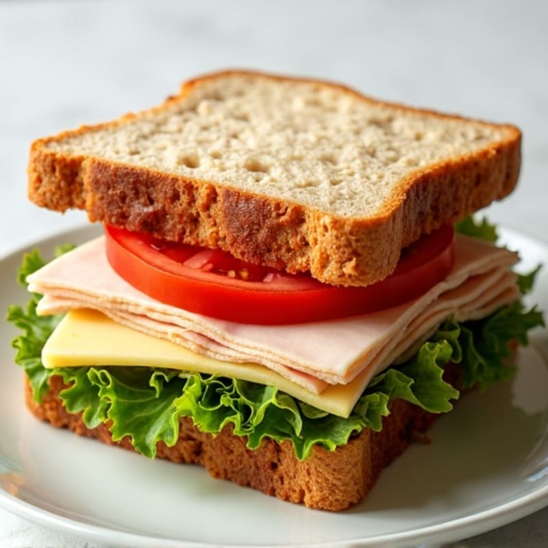 Fresh Turkey Club Sandwich