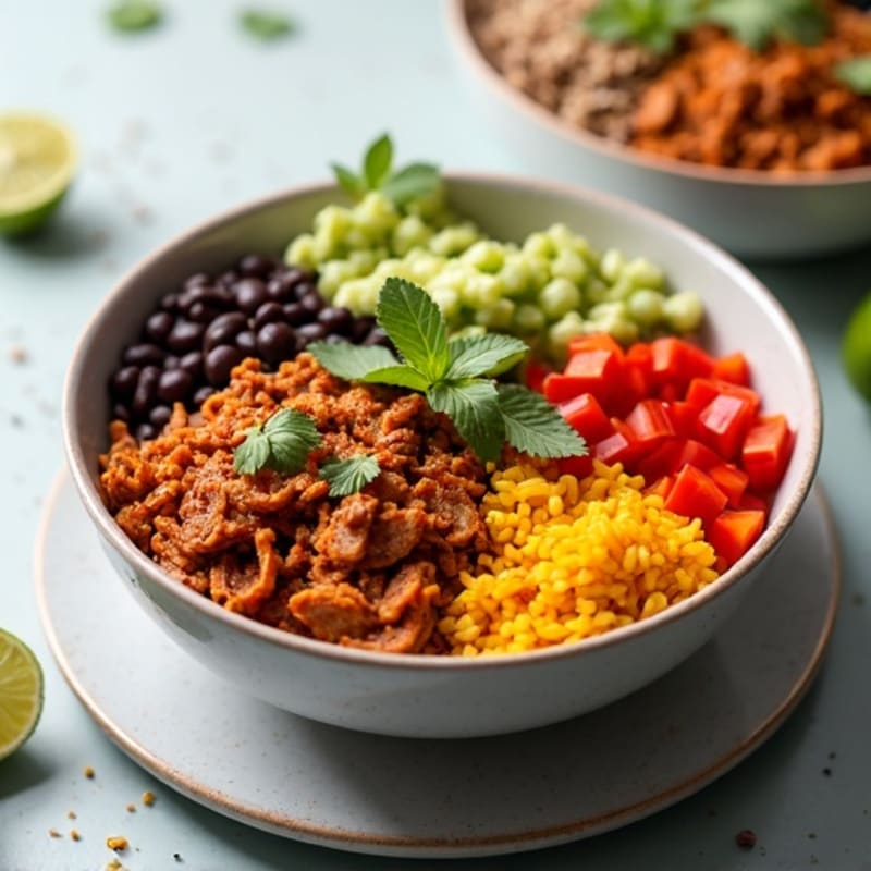 Sheet Pan Chili-Lime Turkey Taco Bowls