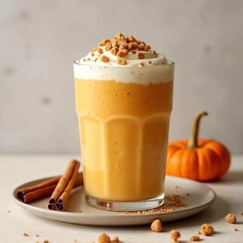 Creamy Vanilla-Spiced Pumpkin Protein Smoothie