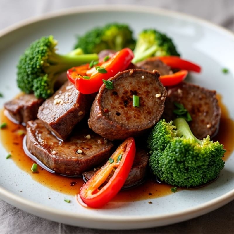 Lean Sweet and Savory Garlic Beef