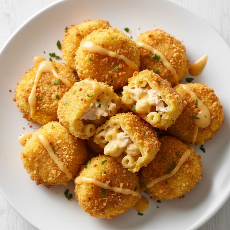 Golden Mac & Cheese Bites