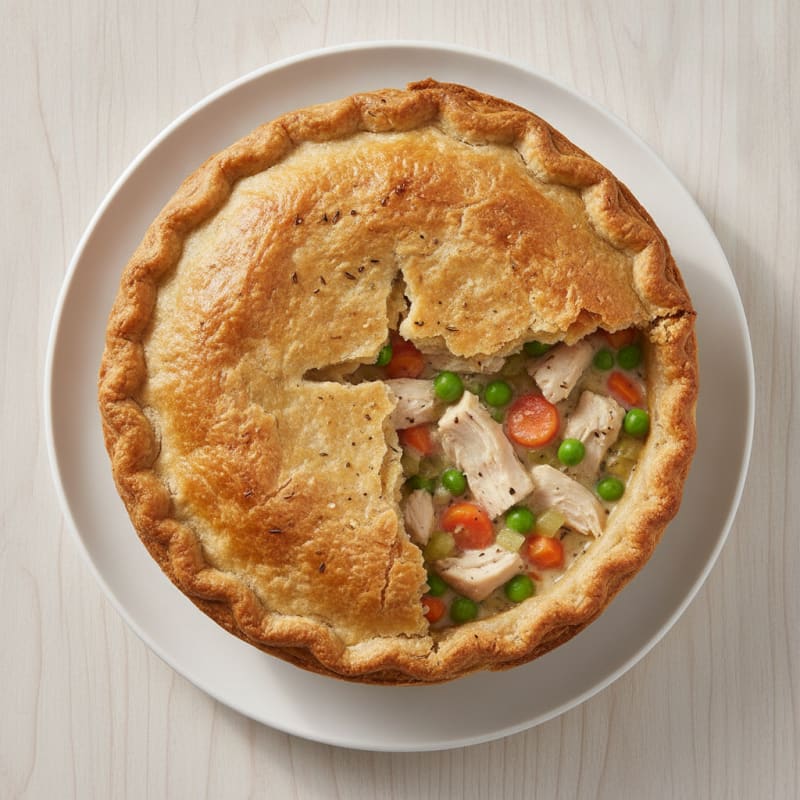 Homestyle Chicken Pot Pie with Buttery Crust