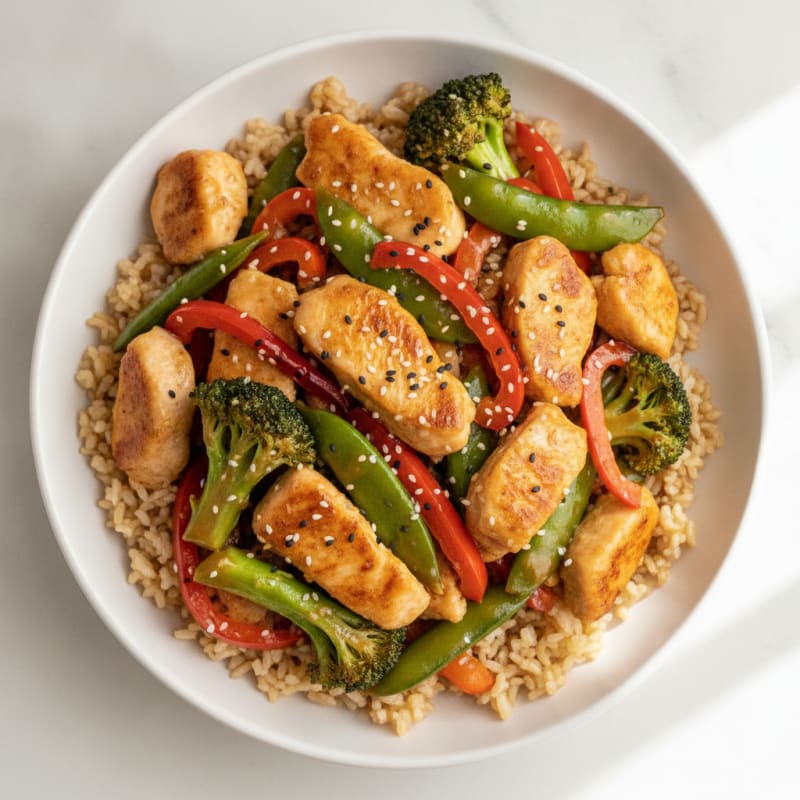 Teriyaki Chicken Stir-Fry with Vegetables