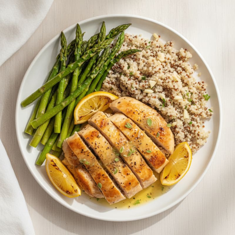 Quick Pan-Seared Lemon Herb Chicken