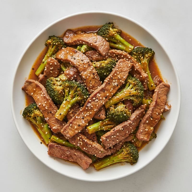 Sesame Beef and Broccoli Stir-Fry