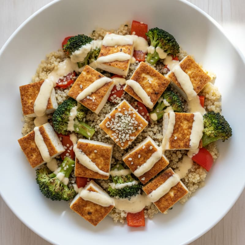 Roasted Vegetable Power Bowl with Quinoa