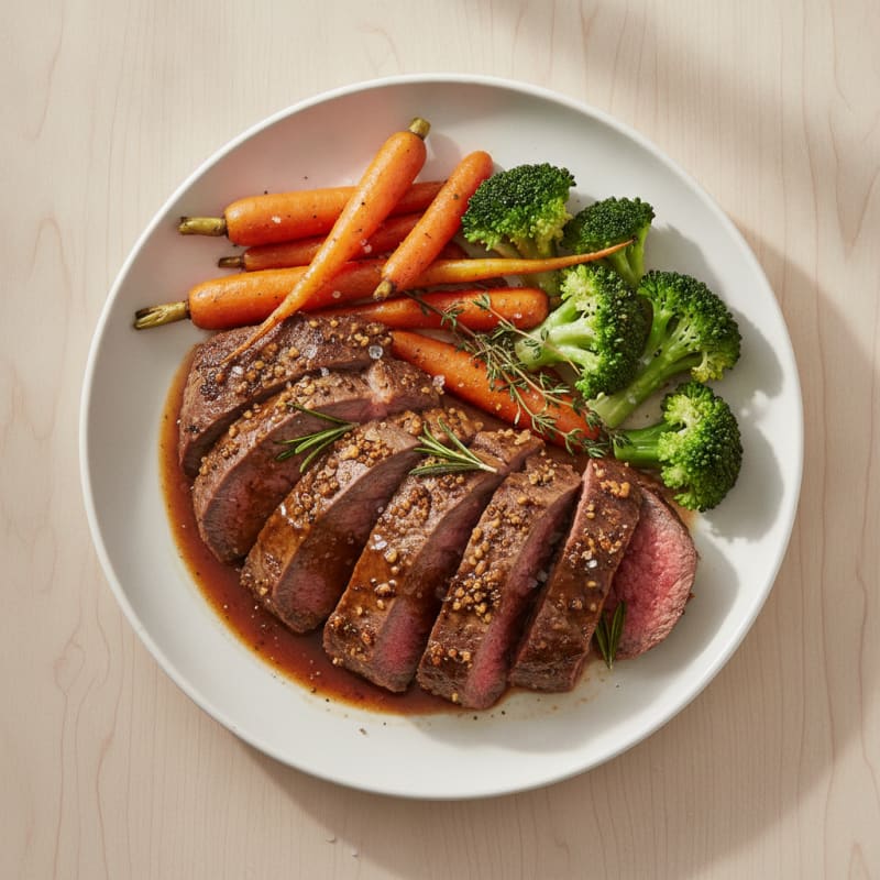 Garlic Herb Roasted Beef