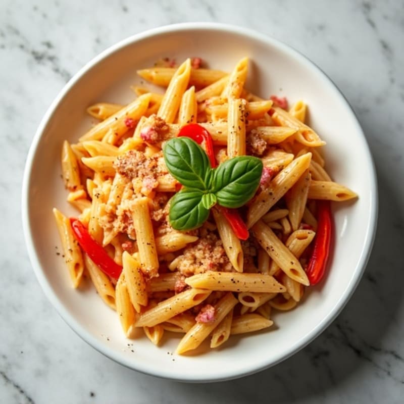 Creamy Cajun Chicken Pasta with Bell Peppers