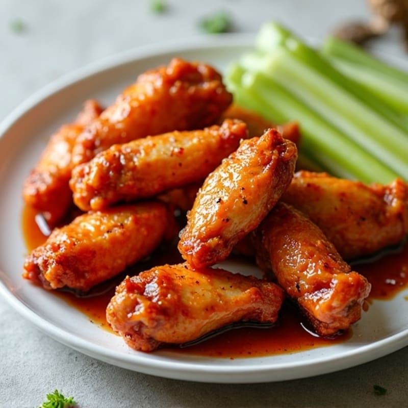 Crispy Baked Honey-Sriracha Wings