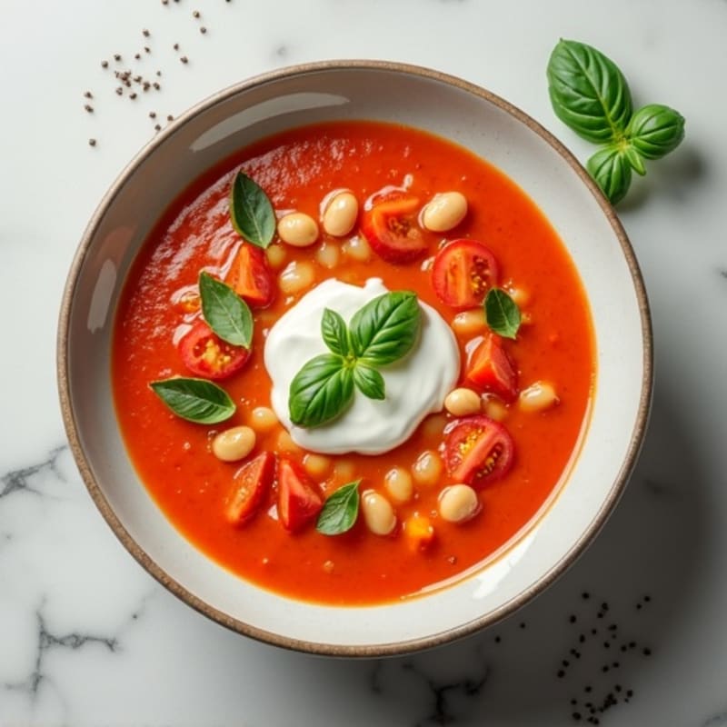 Creamy Roasted Tomato Basil Soup