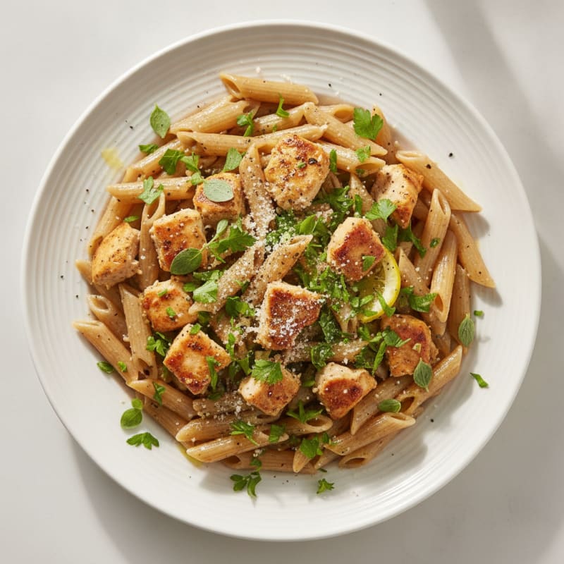 Classic Garlic Herb Pasta