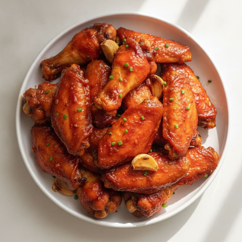 Sweet and Spicy BBQ Chicken Wings