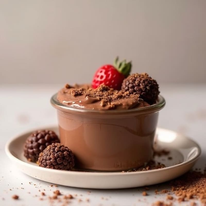 Silky Chocolate Protein Pudding