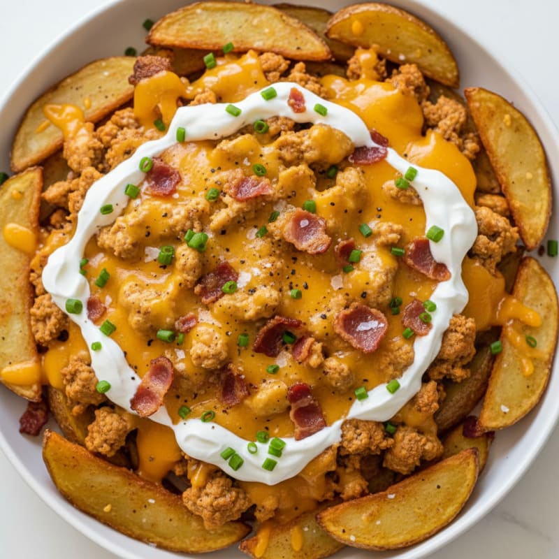 Loaded Bacon Cheddar Fries
