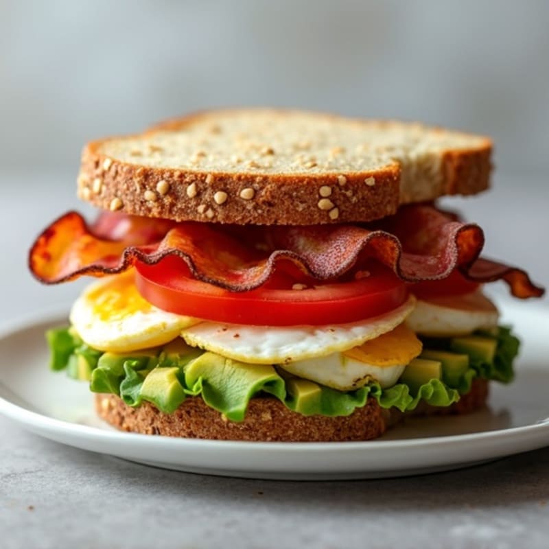 Crispy Turkey Bacon BLT with Avocado Spread