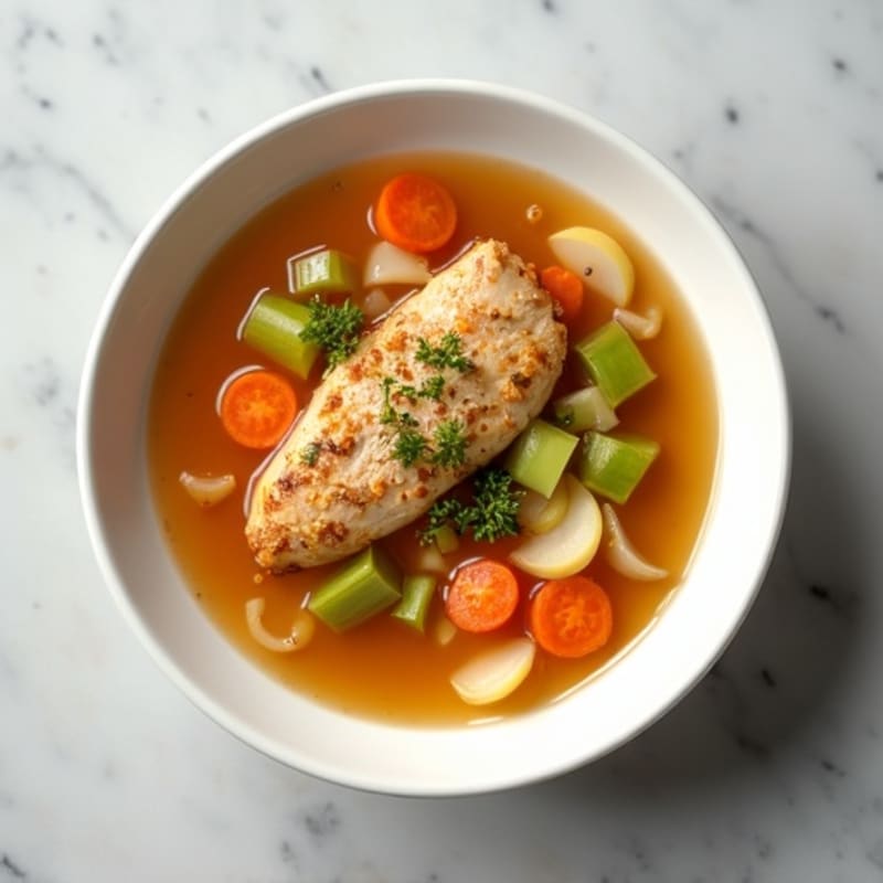 Hearty Chicken and Vegetable Broth
