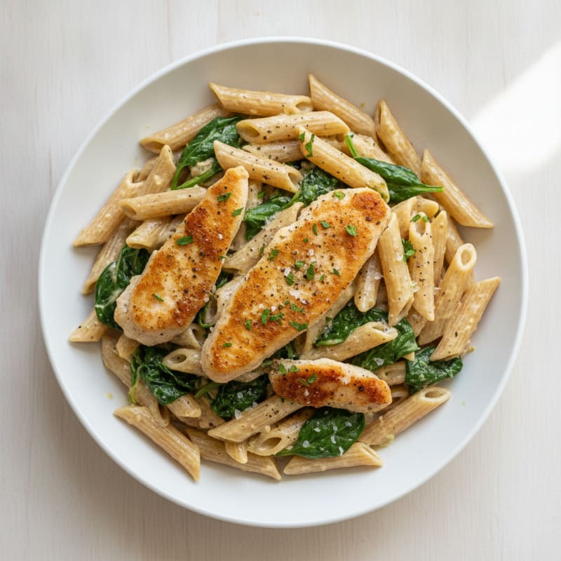 Creamy Garlic Herb Chicken Pasta