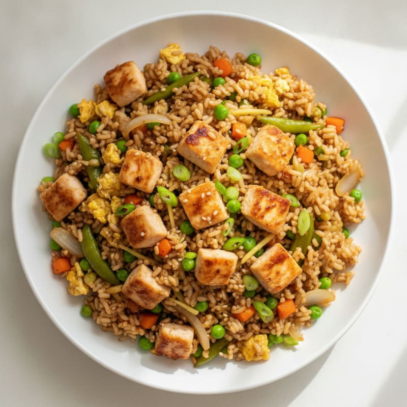 Chicken Fried Rice with Mixed Vegetables